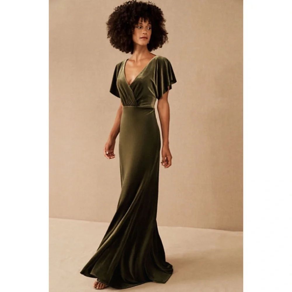 BHLDNβJenny Yoo Ellis Velvet Open Back Dress